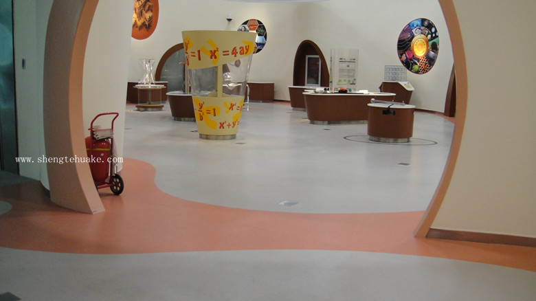 中國科學技術館橡膠地板工程實圖