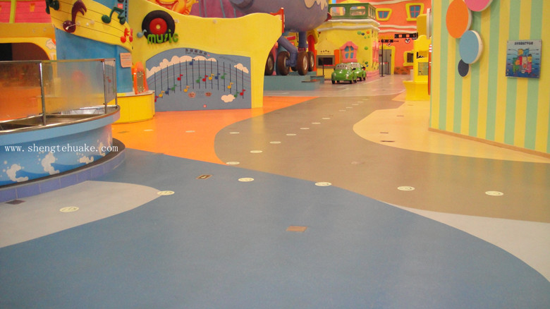 中國科學技術館橡膠地板工程實圖