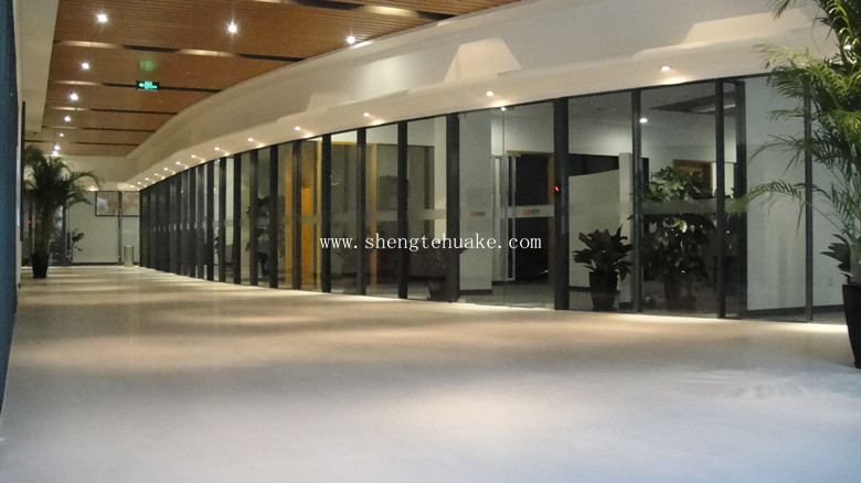 設計研究院建威大廈辦公樓橡膠地板工程案例